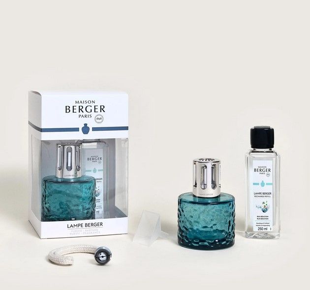 Coffret lampe Berger Mirage Bleue