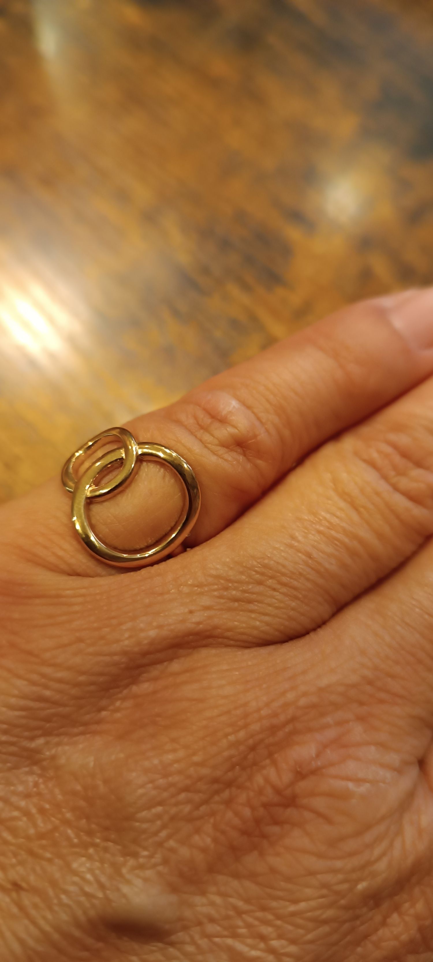 Bague cercles Dorés