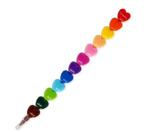 12 CRAYONS DE COULEUR EMPILABLES