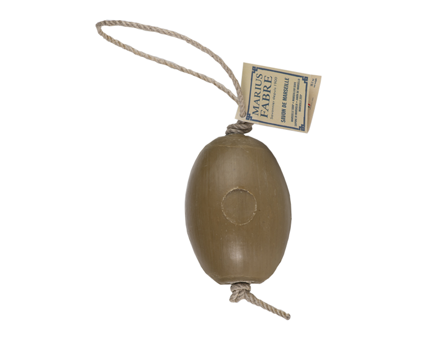 SAVON DE MARSEILLE A L'HUILE D'OLIVE AVEC CORDE 290G
