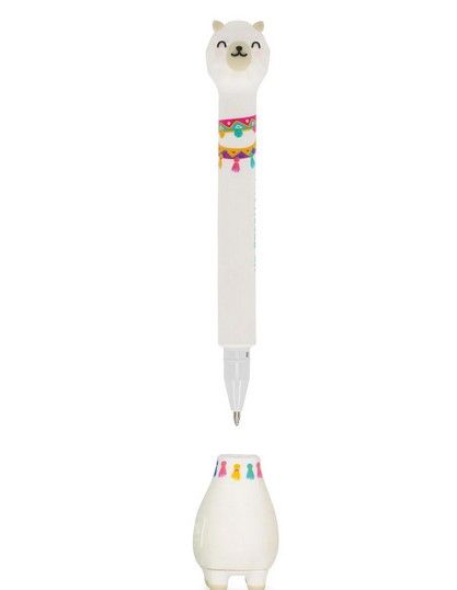 STYLO A BILLE LLAMA AVEC BASE