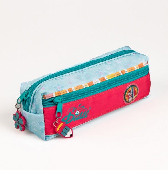 Trousse scolaire Diddl bleu fleurs : le détail qui boucle la rentrée avec style