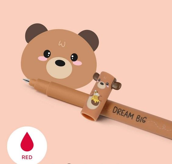 STYLO A ENCRE GEL EFFACABLE TEDDY