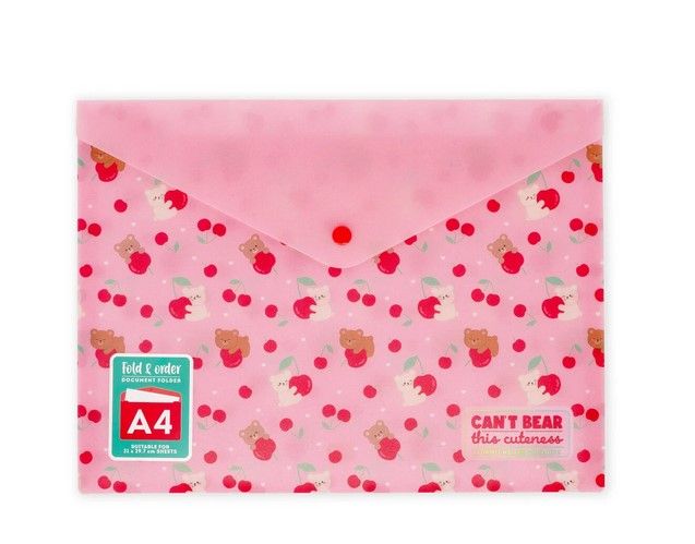 Petit Porte-documents - Fold & Order - Teddy bear