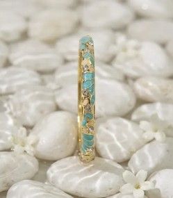 Bracelets Thaï Colorés en Laiton – Joncs Bohème Chic & Strass Tendance - Celadon