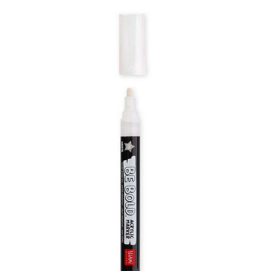 FEUTRE ACRYLIQUE ENCRE BLANCHE- BE BOLD