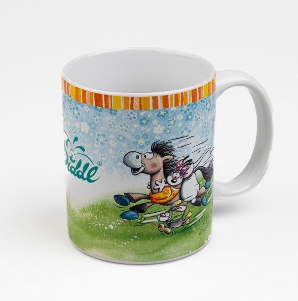  Mug en céramique Diddl décor champêtre – Tasse petit déjeuner Loupsily et Diddlina