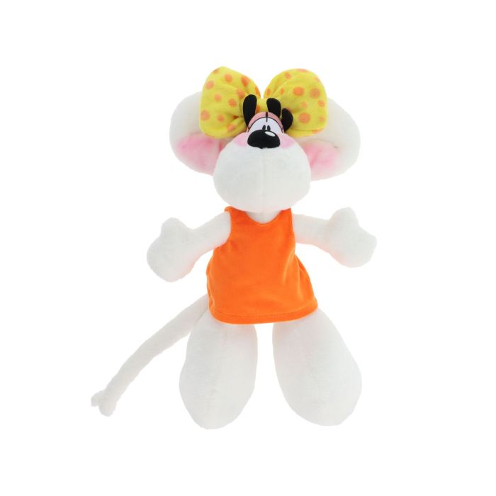 PELUCHE DIDDLINA EN ROBE ORANGE 20CM