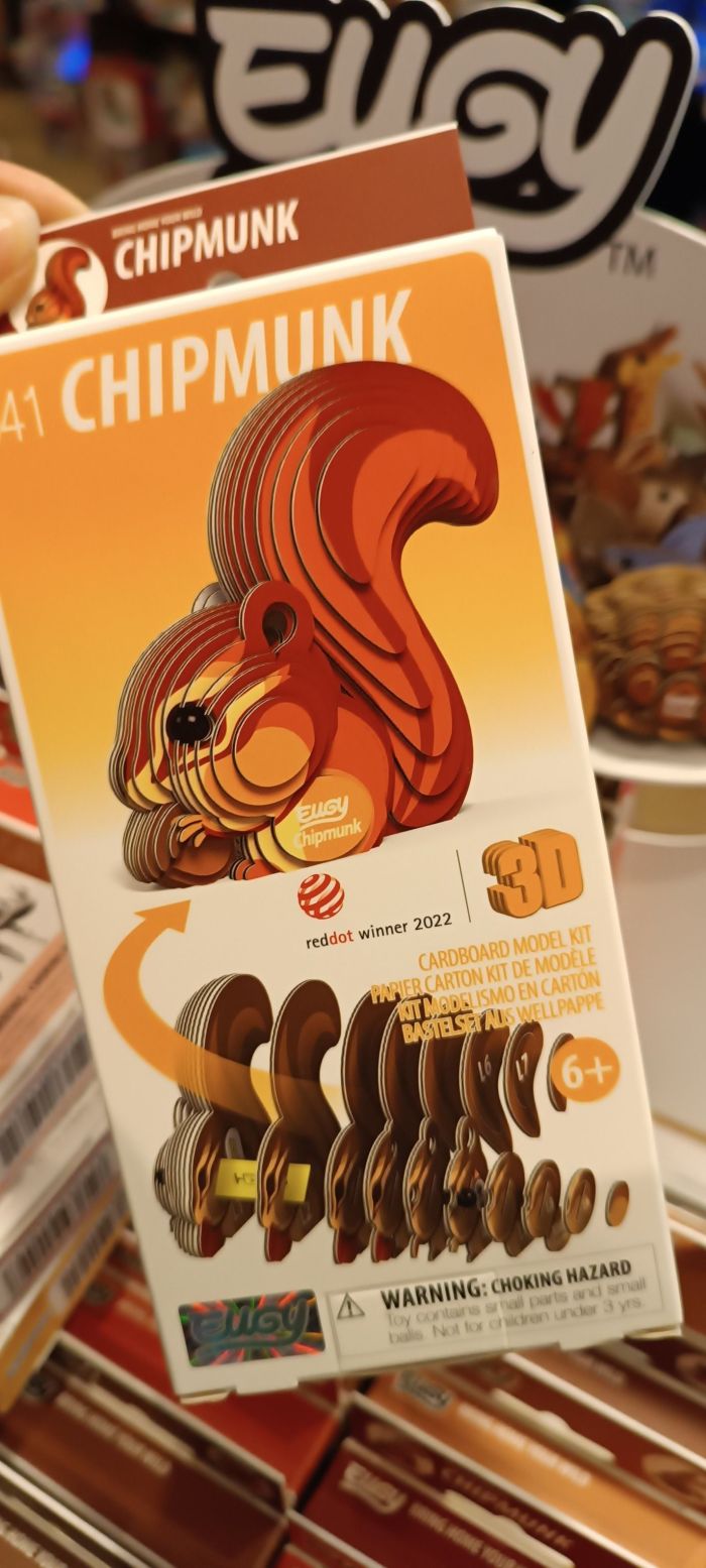 EUGY 3D ECUREUIL