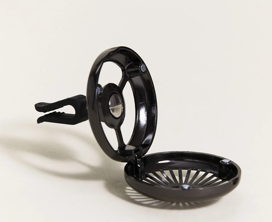 Pince Diffuseur voiture Car Wheel Noire