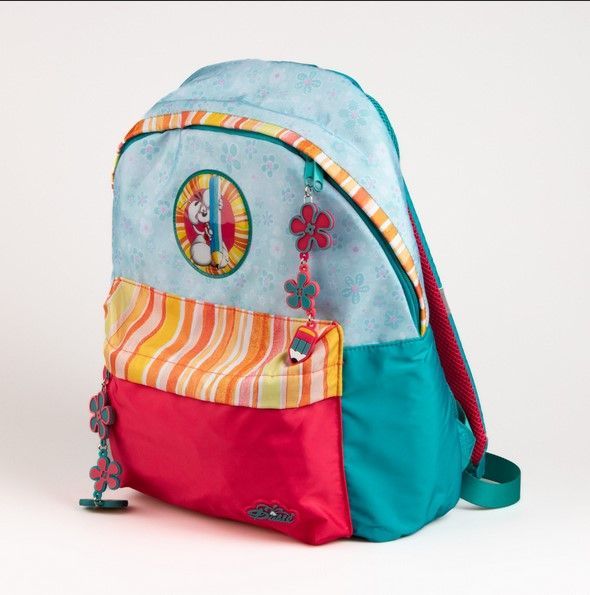 Sac à dos Diddl bleu fleurs : la rentrée version Diddlland