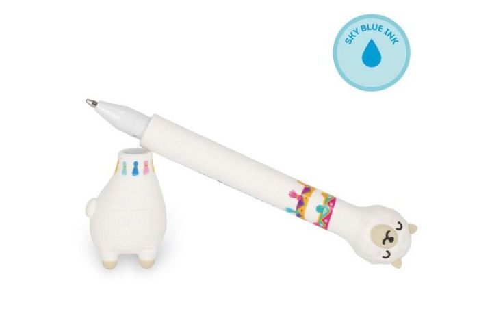 STYLO A BILLE LLAMA AVEC BASE