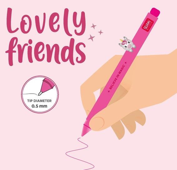 LOVELY FRIENDS UNICORN STYLO A ENCRE GEL 