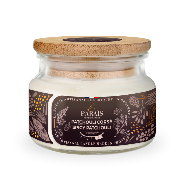 BOUGIE PARFUMEE PATCHOULI CORSE