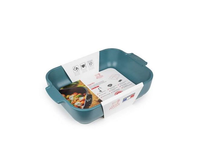 Appolia Plat Rectangulaire Bleu Céleste 32 cm
