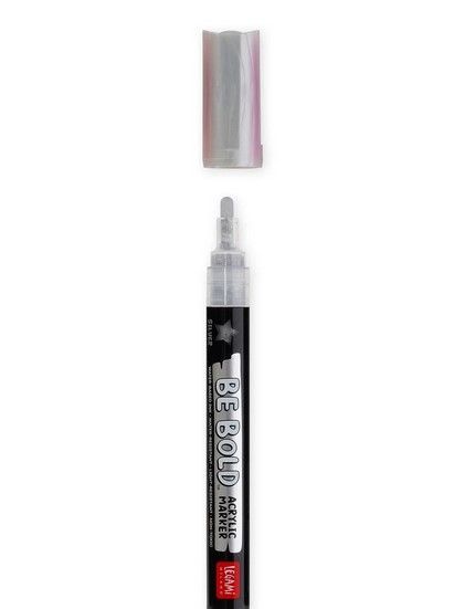 FEUTRE ACRYLIQUE ENCRE ARGENT- BE BOLD