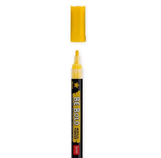 FEUTRE ACRYLIQUE ENCRE JAUNE- BE BOLD