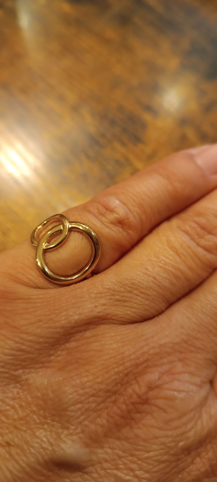 Bague cercles Dorés