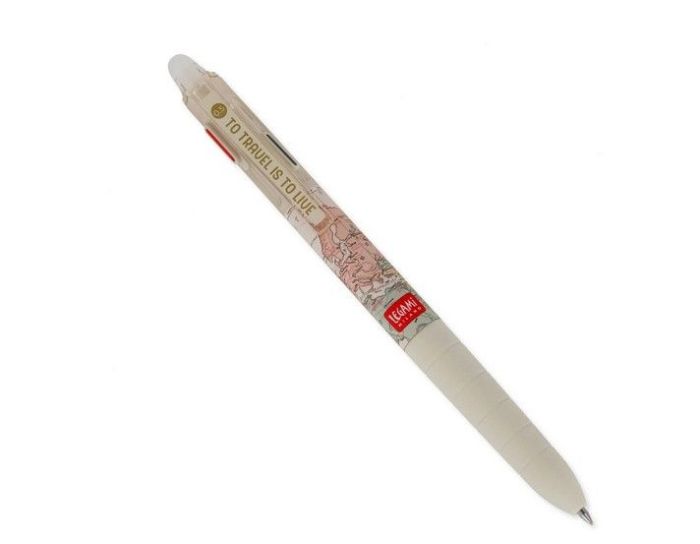 STYLO A ENCRE GEL EFFACABLE 3 COULEURS TRAVEL