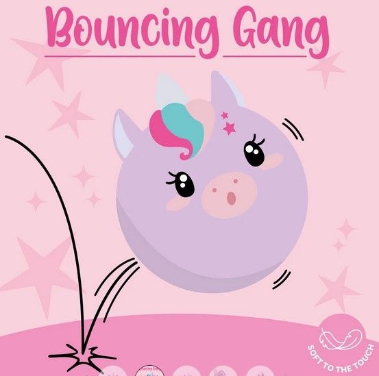 BALLE REBONDISSANTE  LICORNE