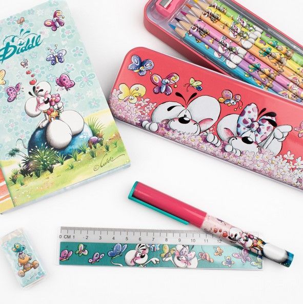  Set écriture Diddl collection printanière : l’essentiel du bureau réuni dans un écrin fleuri