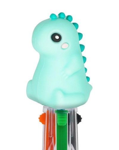 MINI STYLO A BILLE 4 COULEURS DINO