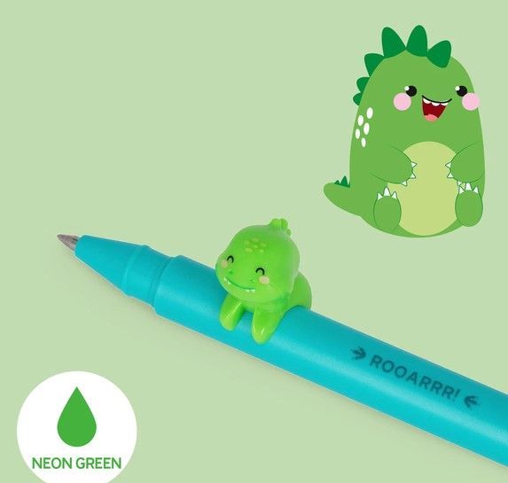 LOVELY FRIENDS DINO STYLO A ENCRE GEL 