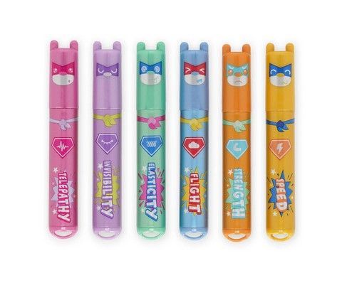 SET DE 6 MINI SURLIGNEURS TEDDY