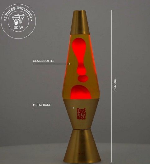 LAMPE A LAVE GOLD