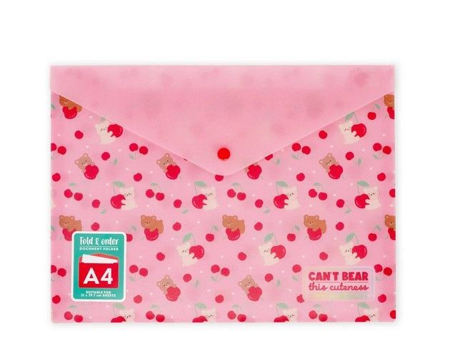 Petit Porte-documents - Fold & Order - Teddy bear