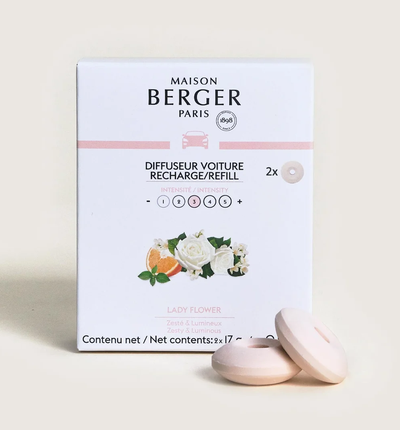 Recharges diffuseur voiture Lady Flower