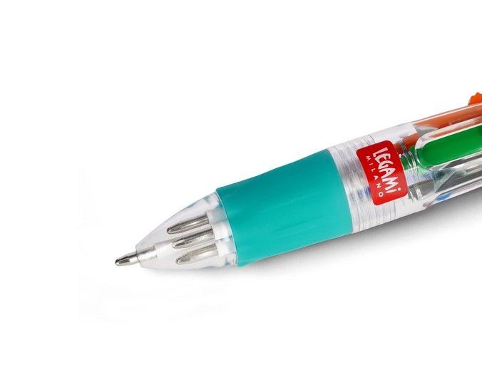 MINI STYLO A BILLE 4 COULEURS DINO