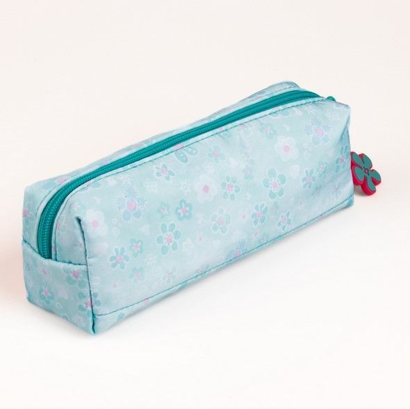 Trousse scolaire Diddl bleu fleurs : le détail qui boucle la rentrée avec style