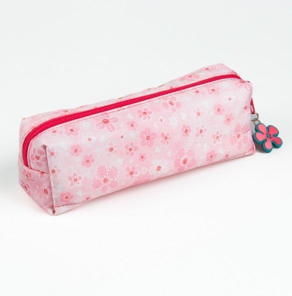  Trousse scolaire Diddlina rose et bleu : trois couleurs, deux fermetures et beaucoup de charme