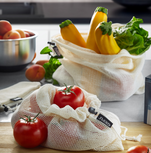 Set de 3 sacs réutilisables pour fruits et légumes