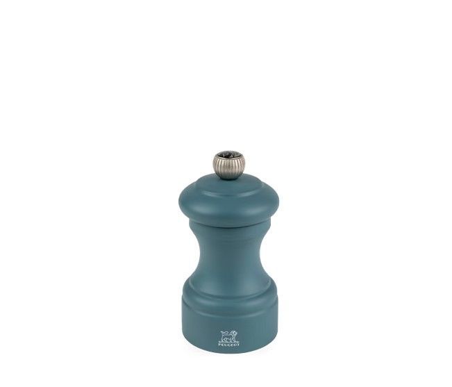 BISTRO Moulin à  poivre manuel en bois, bleu celeste, 10 cm