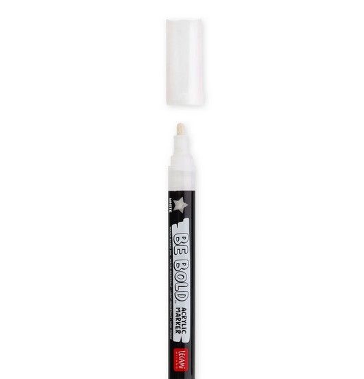 FEUTRE ACRYLIQUE ENCRE BLANCHE- BE BOLD