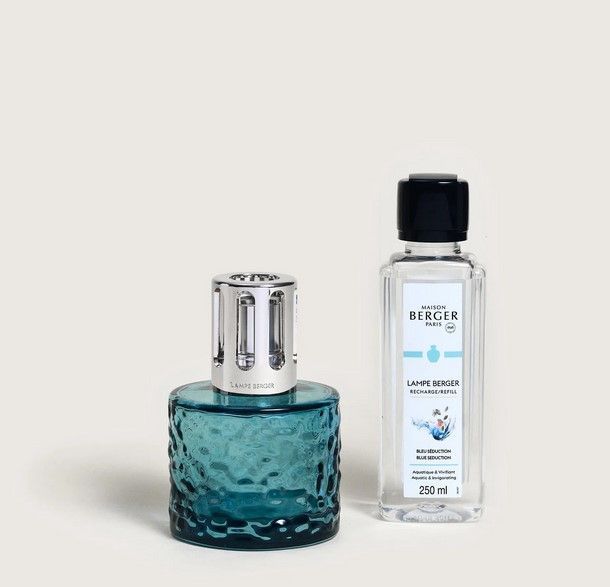 Coffret lampe Berger Mirage Bleue
