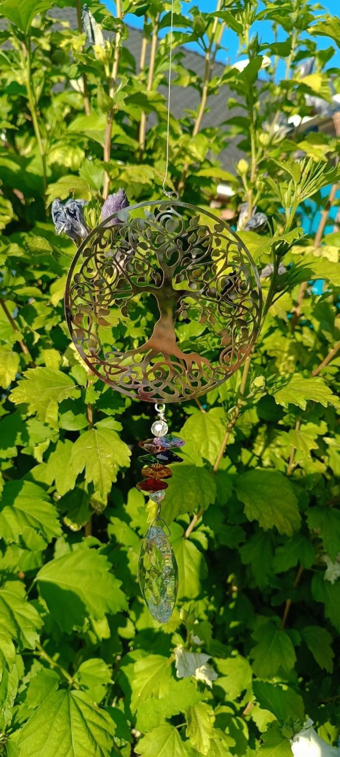 Attrape-soleil en cristal Arbre de Vie